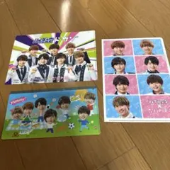 なにわ男子 非売品　クリアファイル　チケットホルダー 3種セット