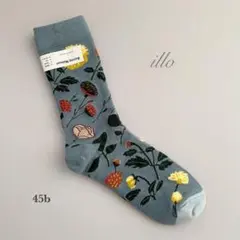 ボンメゾン　靴下　レディース　ソックス　北欧柄　ボタニカル　おしゃれ