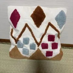 幾何学模様 クッションカバー 約45cm ２枚セット