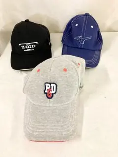 ★ゴルフキャップ 3点セット まとめ売り 帽子 MIZUNO Paradiso