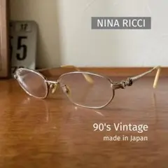 【90'sビンテージ/日本製】NINA RICCI オ－バルフレーム アイウェア