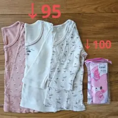 長袖　インナー　シャツ　3枚セット 95