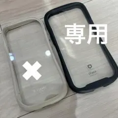 iFace iPhone15 ケース ブラック　ベージュ