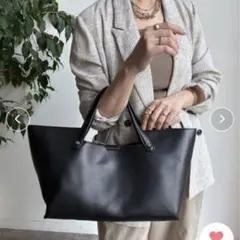 DouDou 2wayトートバッグ ブラックのサムネイル
