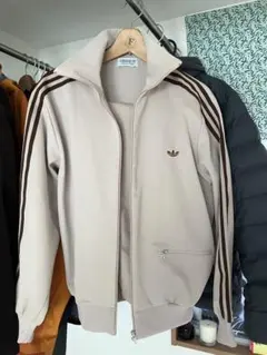 【極美品】adidas ジャージ　セットアップ　茶×焦茶　古着
