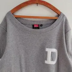 ダブルスタンダードクロージング 半袖 Tシャツ Dロゴ刺繍 36 グレー 日本製のサムネイル