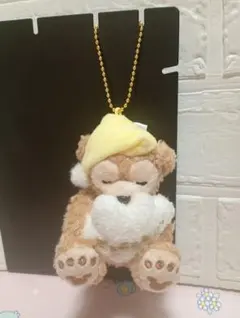 ダッフィーぬいぐるみバッジ　ダッフィーフレンズのスウィートドリームス