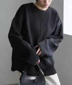 未使用品✨selectMOCAスポンディッシュカーブスリーブオーバーニット