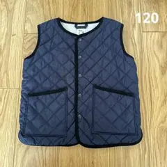 アーバンリサーチ 120 ネイビー キルティングダウンベスト