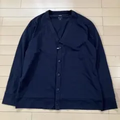 3.23 UNIQLO エアリズムUVカットカーディガン（長袖）XL ネイビー