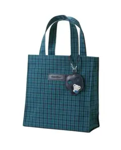 お値下げしました⭐︎新品未使用⭐︎ファミリア　青チェック　トートバッグ