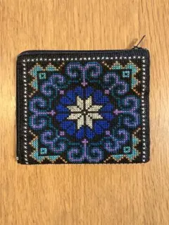 刺繍　お財布　コインケース　フェアトレード