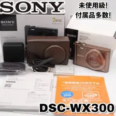 【未使用級/ケース付】SONY Cyber-shot DSC-WX300 付属多のサムネイル