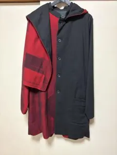 Yohji Yamamoto POUR HOMME 18aw 赤フラノ コートのサムネイル