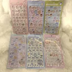 ちいかわボンボンドロップシール第一弾3種、第二段3種セット