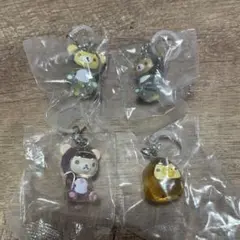 リラックマ　きょうりゅう 着ぐるみ 全４種 コンプ めじるしアクセサリー