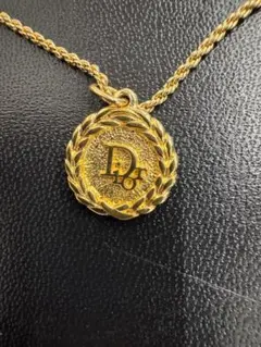 ディオール ネックレス CDロゴ ヴィンテージ ゴールド レディース