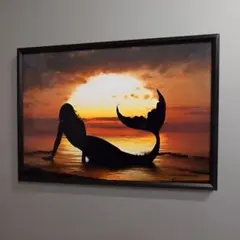 No.P351◆A4 人魚 マーメイド ポスター 写真 アート インテリア 海