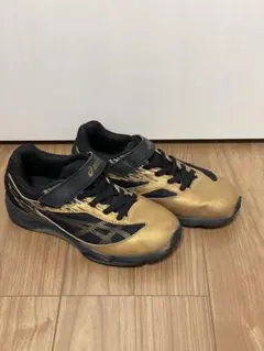 アシックス LAZERBEAM 20㎝　人気カラー黒金