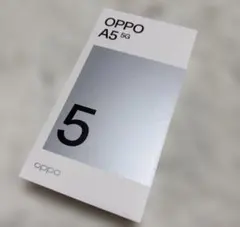 【値下げ不可】OPPO A5 5G OPG06 ホワイト 本体　未使用品のサムネイル
