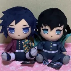 【在庫ラスト】鬼滅の刃 BIGぬいぐるみ 冨岡義勇&時透無一郎 2体セット②