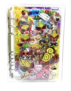 新品！ラスト！A6シャカシャカバインダーシャカシャシール帳　リフィル付き