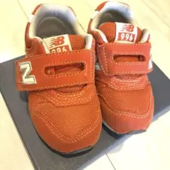 美品　ニューバランス　13.0 シューズ　オレンジ