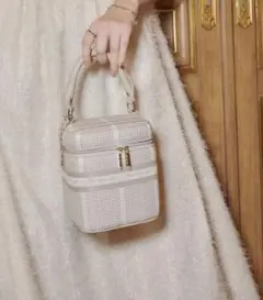 HLT herlipto Jacquard Vanity Bag