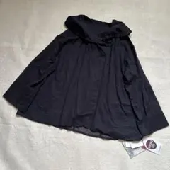 未使用タグ付【ヒロコビス】洗えるコットンシアージャケット15ABネイビー