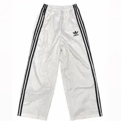 adidas トレフォイル ナイロンパンツ ホワイト