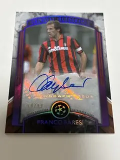 世界49枚限定】PANINI フランコ・バレージ 直筆サイン auto ミラン
