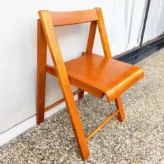 希少 折りたたみ 木製 フォールディングチェア ミッドセンチュリー 北欧のサムネイル