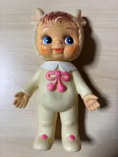 コラボ なかよしチャーミーちゃん 保坂さほさん デザイン ソフビ 黄色
