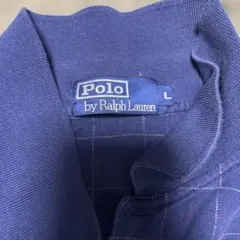 Polo by Ralph Lauren ネイビー チェック柄 ポロシャツ L