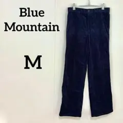 【Blue Mountain】コーデュロイパンツ ネイビー W79