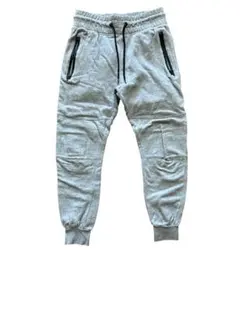 グレー ジョガーパンツ ポケット付き