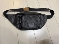 Coach ショルダーバッグ ブラック/グレー