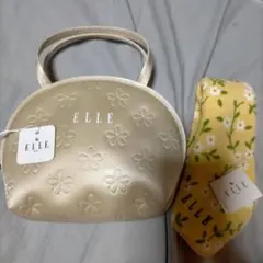 ELLE ポーチとタオル　セット　新品未使用タグ付きのサムネイル