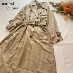 natural coutureベルベットトレンチコート　スプリング　ベージュのサムネイル