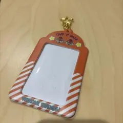 チップとデール シークレット　カードケース星型ストラップ付き