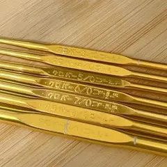 【未使用】CLOVER かぎ針 7本セット(3号4号5号6号7号8号10号)
