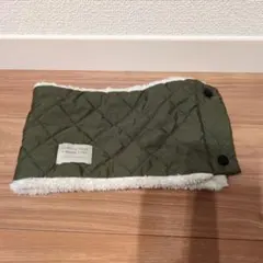 オリーブグリーン キルティングネックウォーマー