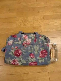 キャスキッドソン ボストンバッグ 花柄 大容量 2泊旅行OK 美品