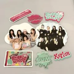 Kep1er BUBBLE GUM コースター ステッカー 封入