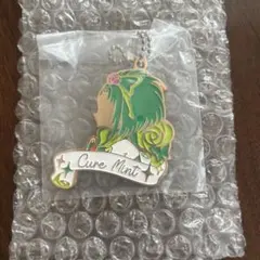 プリキュア　一番くじ　F賞　シルエットメタルチャーム　キュアミント