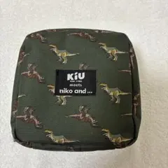 KiU meets niko and ... 恐竜柄 ポーチ