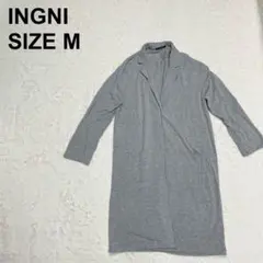 イング　ポンチロングチェスターコート　羽織り　薄手コート　きれいめ　上品（52）