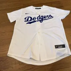 値下げNike Dodgers ユニフォーム 子供Lサイズ ホワイト - メルカリ