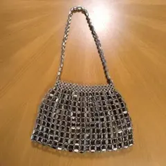 シルバーメタリックパーティーバッグ