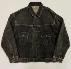 90s】ダブルアールエル RRL 三つ星 先染め ブラックデニム - メルカリ